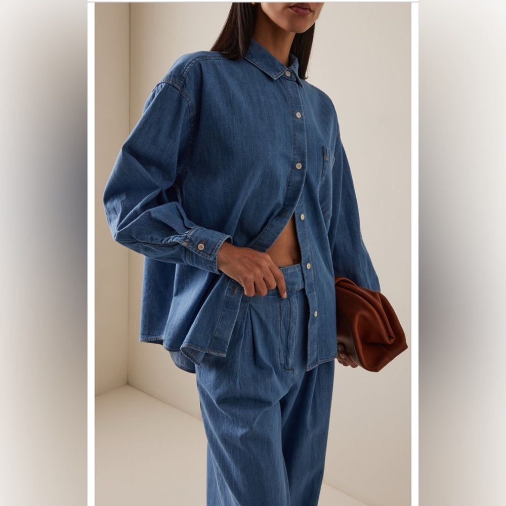 Jenni Kayne Parker Oversized Shirt Sz S